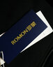 罗蒙（ROMON）夹克男春秋潮流纯简约立领抗皱抓绒衣男装摇粒绒外套A1蓝L 实拍图