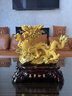 晓苑金龙摆件 龙年新品  新房客厅玄关电视柜酒柜装饰品 乔迁新居礼物 万事如意中号【长25宽12高23cm】 晒单实拍图