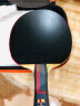 挺拔TIBHAR 乒乓球胶皮反胶粘性套胶混动红K1 德国进口 黑色MAX 实拍图