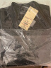 无印良品 MUJI 女式 棉混弹力 短袖罩衫 T恤 女夏季BCA08A0S 黑色 XS-S 实拍图