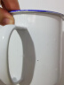 欧丽家 大号双喜婚庆怀旧复古搪瓷带盖搪瓷缸茶缸水杯子茶缸子婚庆双喜杯搪瓷杯 12cm喜字杯一个（红白盖子）（装水1420ml） 实拍图