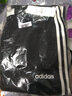 阿迪达斯（adidas）男裤长裤 25冬新款跑步训练裤休闲时尚裤透气舒适针织棉质运动裤 经典黑/时尚三条纹/热销款 M 【170-175cm/130-140斤】 实拍图