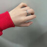 丹尼尔惠灵顿（DanielWellington）dw戒指男女 经典素圈情侣对戒 表白生日礼物送女友男生礼物送男友 48号 DW00400027 银色 实拍图