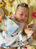 ibaby恒温儿童袜子宝宝袜子春秋冬中筒袜婴幼儿爬行袜立体提花造 3双装恒温毛圈中筒袜-灵巧雪兔 1-3岁(脚长11-13cm) 实拍图