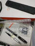 优尚（OASO）S16男女钢笔商务礼盒装男士办公练字墨水笔学生钢笔双笔尖礼品财务笔 免费刻字定 双笔尖黑色银夹（0.38mm+0.5mm） 实拍图