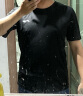 李宁（LI-NING）短袖T恤男运动服跑步健身夏季休闲大码宽松冰丝速干半袖吸汗上衣 白色 速干透气 S/165 实拍图