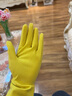 云洁橡胶手套洗碗家务清洁厨房洗衣商用胶皮手套灵巧4双小号防水防滑  实拍图