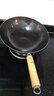 臻三环正宗章丘铁锅手工炒锅炒菜锅无涂层  一环轻音锅具礼盒套装 古法原色32cm+锅铲+锅盖 3件套 实拍图