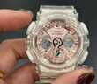 卡西欧（CASIO） G-SHOCK GIRLS 透明系列女士手表  时尚运动防水手表 GMA-S120SR-7APR 实拍图
