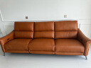 芝华仕（CHEERS）头等舱现代简约真皮电动功能沙发家用客厅户型芝华士50611B橙大三 晒单实拍图