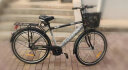 凤凰（Phoenix） 自行车成人男式通勤26寸城市代步变速脚踏复古28老式单车 马斯特 单速 亚黑色 实拍图