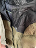 骆驼火山羽绒服1.0情侣男女加厚防极寒鸭绒面包服外套冬季城市轻户外 深榄绿/幻影黑，男女同款 M 实拍图