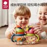babycare幼儿园吸管杯风精灵旋转风车杯 360°安全重力球学生儿童水杯 【里瑟斯花园】 260ml 实拍图