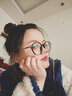 依目奇 防蓝光眼镜小红书网红款可配有度数近视眼镜超轻多边形眼镜框 时尚黑 防蓝光1.67非球面镜片0-1200度 度数留言 实拍图