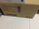 西蒙（SIMON） 开关插座面板 M3系列雅白色 86型家用墙壁暗装电源插座 一位电视插座 实拍图