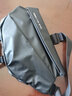 美杜 斜挎包邮差包机能包单肩包多功能潮牌工装男士胸包休闲中学生 斜挎背包【皮膜黑磁扣版】 实拍图