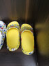 巴布豆儿童拖鞋男女童婴幼儿宝宝凉拖中大童居家室内浴室洗澡防滑一字拖 黄色211 26 内长15.5cm 适合脚长14.5-15cm 实拍图