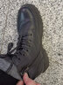 达芙妮小短靴女马丁靴英伦风厚底秋冬季2025新款秋季单靴百搭复古六孔 黑色【加绒】 40 标准码 实拍图