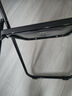格田彩折叠椅子办公椅靠背凳子户外折叠凳休闲小椅子简易餐椅家用麻将椅 黑色 灰腿款 冲量版 实拍图