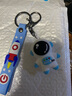 倾沫卡通宇航员钥匙扣可爱太空人情侣钥匙链软胶小挂件汽车钥匙圈挂饰 宇航员红色 实拍图
