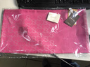 GUCCI 古驰 Gucci围巾 女士双G印花羊毛围巾 玫粉色 165904 3G646 5872 实拍图