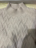 ERTN羊绒衫女100%山羊绒2025年半高领时尚加厚针织套头毛衣打底衫秋冬 浅驼色（升级礼盒包装） L （110-120斤） 实拍图