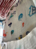 喜亲宝 婴儿毛巾方巾6层纱布新生儿面巾儿童洗脸巾50× 26厘米4条装 实拍图