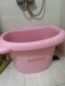 日康（rikang） 浴桶 婴儿洗澡盆 儿童洗澡桶泡澡桶 游泳桶 粉色小熊 X1001-2 实拍图