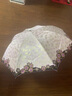 天堂伞防晒防紫外线遮阳伞太阳伞晴雨伞两用三折折叠公主女防晒伞UPF50+ 飞花轻梦 粉色（带提包） 实拍图