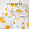 舒贝怡婴儿衣服新生儿连体衣哈衣夹棉周岁衣服满月宝宝爬爬服小熊73CM 实拍图