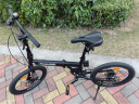 Jeep 吉普(JEEP)山地自行车男女公路车学生折叠减震城市车变速-飞虎 飞虎-20寸-辐条轮-炫酷黑 7速一代标配版 实拍图
