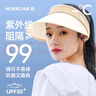 牧尔西防晒帽女大帽檐遮阳帽防晒户外骑车不掉登山夏天帽子可折叠太阳帽 实拍图