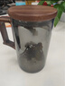 忆壶茶（YIHUTEA） 玻璃茶杯茶水分离水杯带过滤泡茶杯办公室耐热茶具喝绿茶杯子 【月牙过滤】君茗杯550ML 实拍图