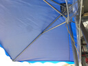 幻航遮阳伞户外摆摊太阳伞大雨伞大型防晒伞摆摊伞庭院四方伞加粗加厚 蓝色2.5X2四骨加粗骨架 实拍图