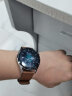 迈乐丰适用华为手表表带GT3丨GT4丨watch3丨watch4 Pro通用原厂原款氟橡胶真皮腕带 【真皮亚麻棕】22mm口径 实拍图