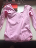 艾舞戈儿童舞蹈服女童夏季练功服宝宝芭蕾舞连体服中国舞服考级跳舞衣 粉色-长袖 130 身高110-120cm体重38-48斤 实拍图