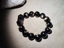 玉致天然金曜石猫眼黑曜石貔貅手链风水寓意补水手串节日礼物带证书 男款16mm【貔貅头朝左】 实拍图