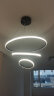 FSL佛山照明餐吊灯LED客厅灯北欧后现代铁艺灯具单色暖白光50422/45W 实拍图