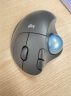 罗技（Logitech） M575无线蓝牙鼠标 舒适办公鼠标 拇指轨迹球多设备切换 优联笔记本电脑人体工学鼠标 M575 无线/蓝牙双模轨迹球鼠标 黑色 实拍图