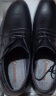 红蜻蜓男士正装商务皮鞋德比鞋婚鞋内增高男鞋 WTA7376 黑色43 实拍图