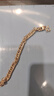 中国黄金（CHINA GOLD）银手链男款足银足银福字手链马鞭链时尚送男友送老公生日礼物 足银福字马鞭手链男士 21克 实拍图
