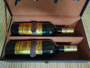 致绪红酒包装盒酒具葡萄酒礼盒皮箱子双支手提皮质装酒箱高档通用 咖啡色菱格双支（带酒具） 实拍图