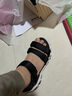 斯凯奇D'lites熊猫系列简约时尚厚底沙滩休闲女鞋 31514 黑色/BLK 35 实拍图