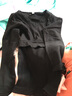 比瘦 哺乳秋衣上衣女打底衫保暖内衣产后月子服喂奶家居服睡衣秋冬厚 黑色【单件上衣】 L 实拍图