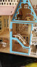 玩控3d立体拼图 木质桥梁模型手工木制品拼装diy微缩房子建筑拼插玩具 彩色大城堡 实拍图