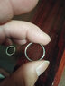 QMXD3mm色光板戒指尾戒男女戒男士戒指 潮男个性日韩霸气尾戒指食指环 20号 实拍图