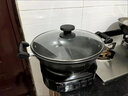 美菱 （MeiLing）电炒锅全新升级大开关旋钮定时多功能电蒸锅家用大容量铸铁电炒蒸煮一体炒菜电火锅 【升级定时款】38cm无笼（适9-11人）8L 实拍图