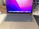 帝伊工坊适用于苹果电脑保护壳macbook笔记本外壳M2壳子air13皮套M5新款pro16英寸13.3保护套 诗意蓝-奶油保护壳【配同色键盘膜+防尘塞】 2022-25款Air13(M2/M3/M4 实拍图
