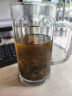 青苹果加厚耐热玻璃茶杯带盖茶饮杯盖杯带把杯子办公家用喝水杯泡茶杯 海特杯450ml2只 实拍图