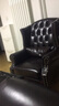 帕芭莎（PABUSIOR）【正品保障】老虎椅 美式乡村皮艺老虎椅客厅卧室小户型单椅单人 国产头层牛皮（老虎椅） 实拍图